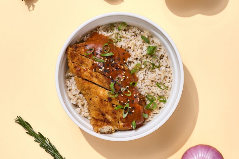 Baked Chicken Katsu with Tonkatsu Sauce