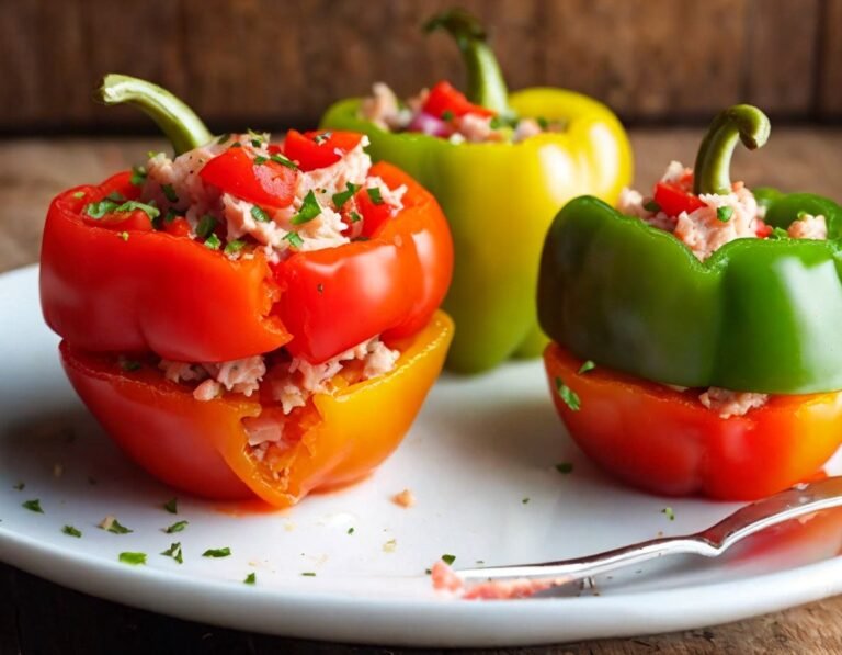 Mini Bell Peppers stuffed with Tuna