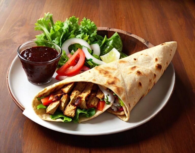 lean shawarma delight wrap